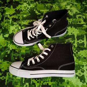 Black and White High Tops